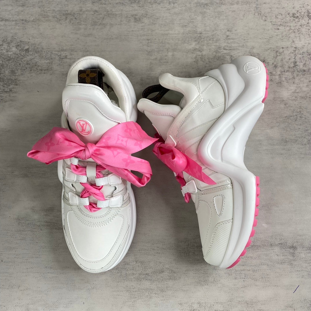 Louis Vuitton Arklight "White-Fuschia Pink"