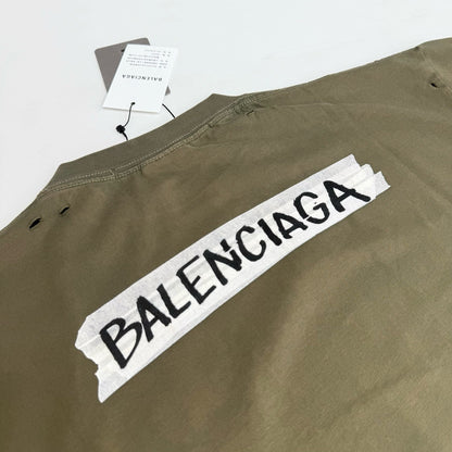 Balenciaga Masking Tape T-Shirt "Khaki"