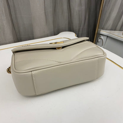 Saint Laurent Loulou Small Bag in Matelasse Lambskin