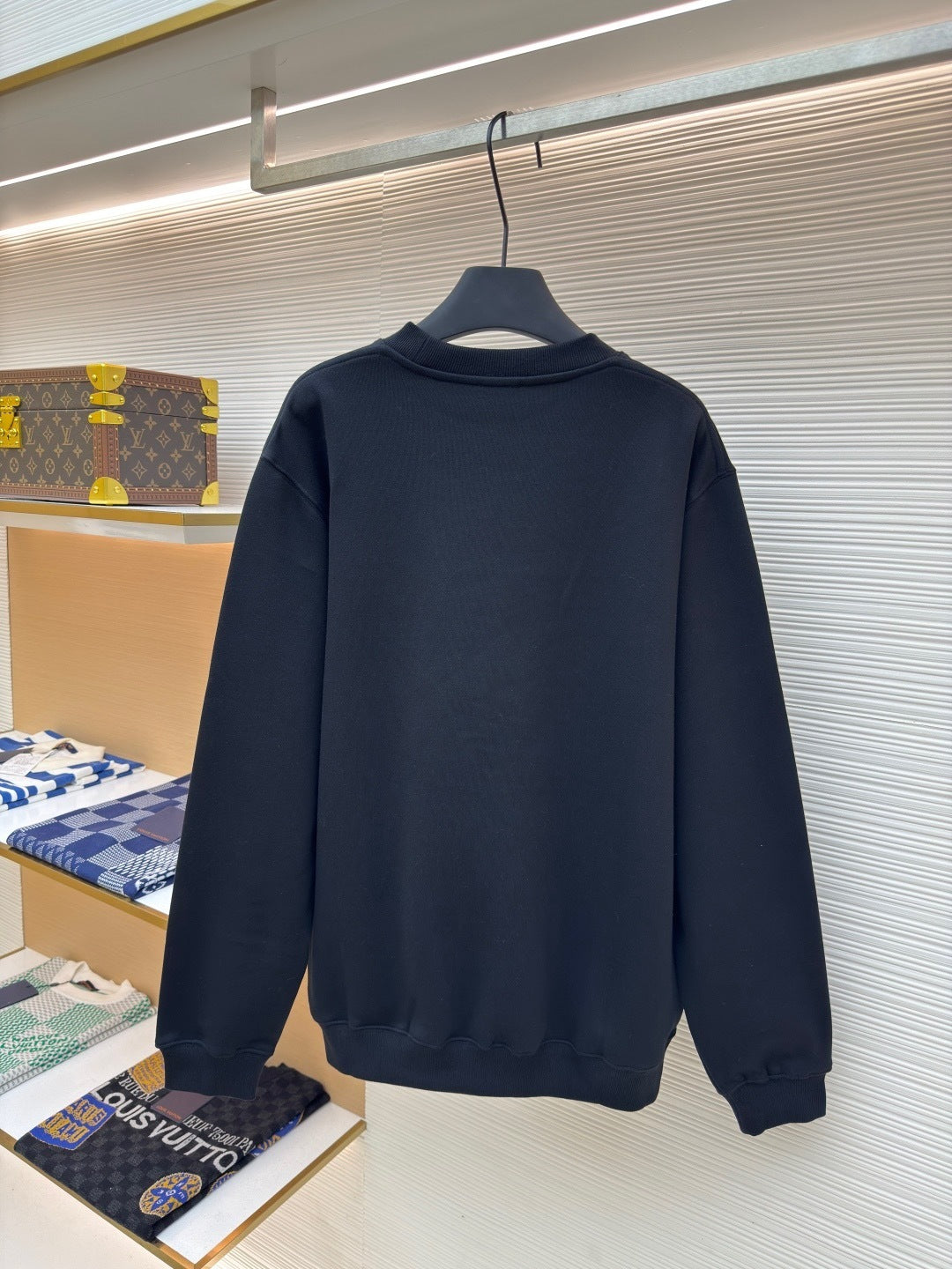 Dior CD Icon Sweatshirt "Black Cotton Fleece"