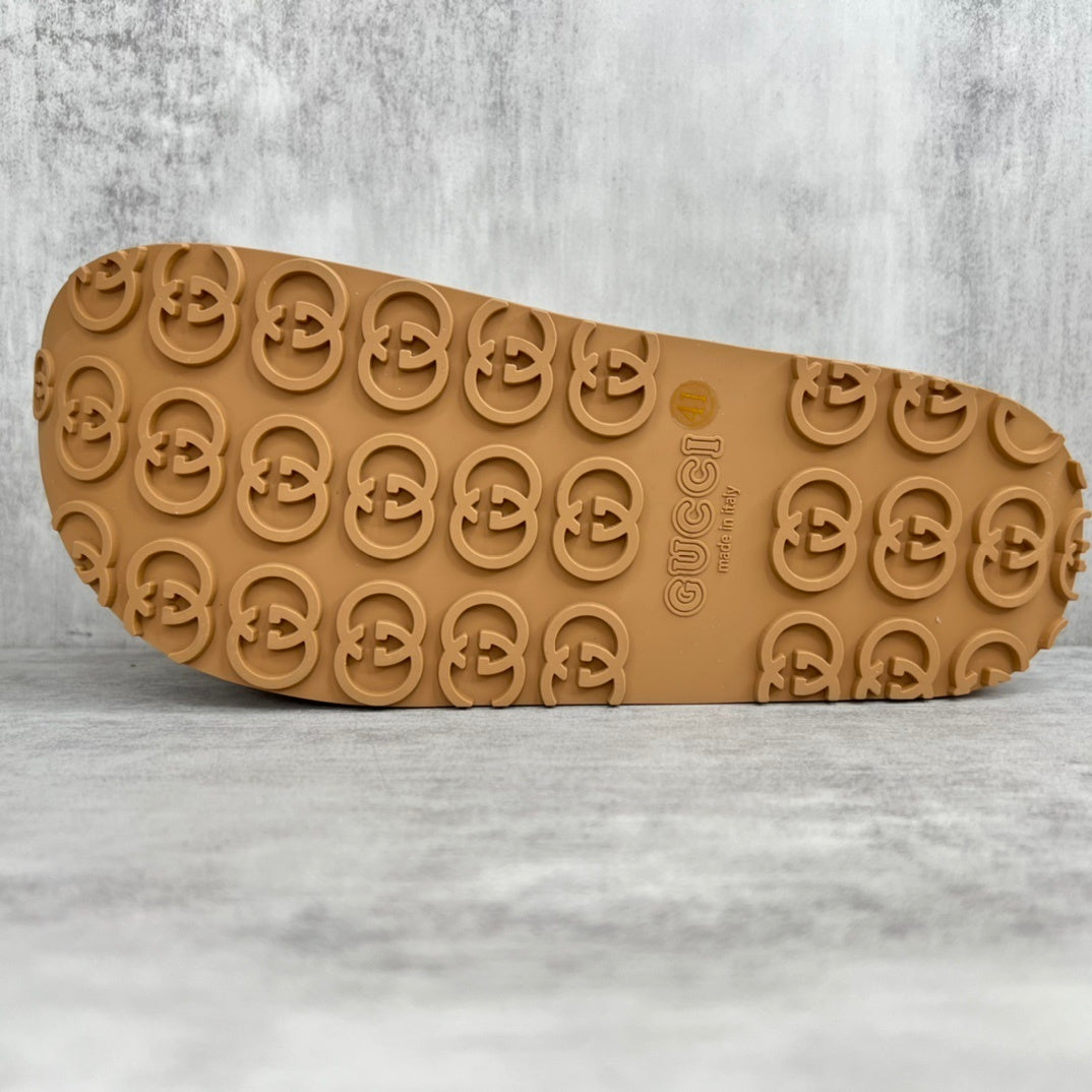 Gucci Slides "Camel Brown"