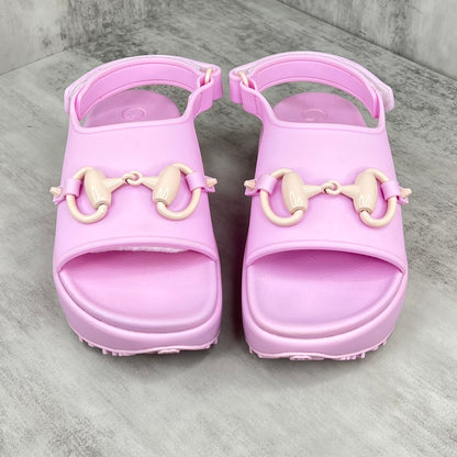 Gucci Horsebit Sandals "Lavander-Cream"