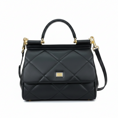 Dolce & Gabbana Sicily Quilted Leather Handbag