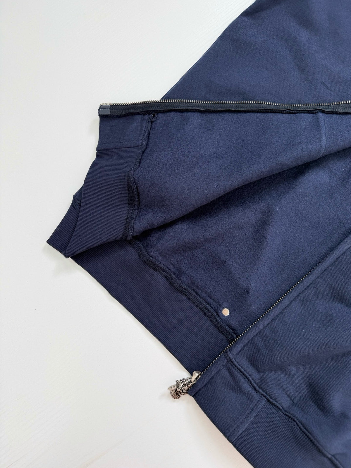 Chrome Hearts Paper Jam Triple Cross Zip Hoodie "Navy"