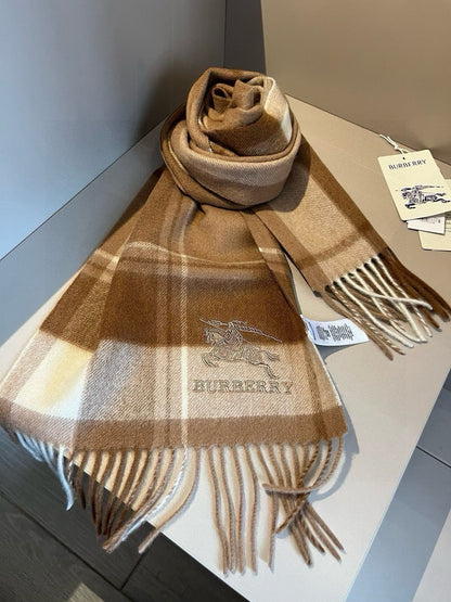 Burberry Cashmere Scarf "Brown"