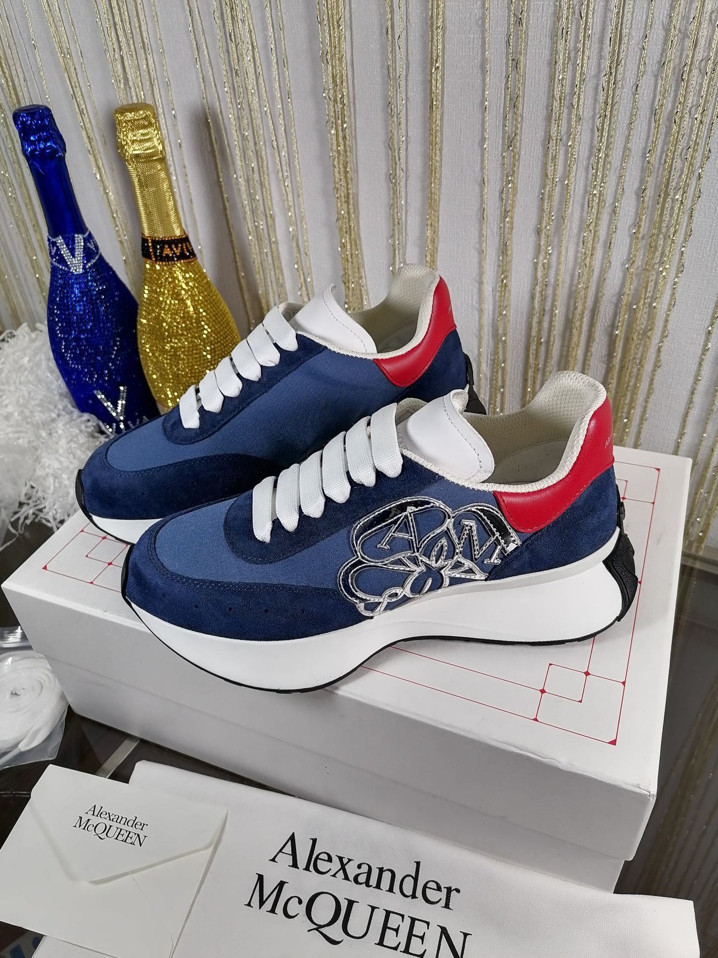 Alexander McQueen Sprint Runner "Blue-Silver"