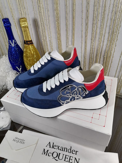 Alexander McQueen Sprint Runner "Blue-Silver"