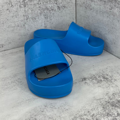 Balenciaga Chunky Slides "Blue"