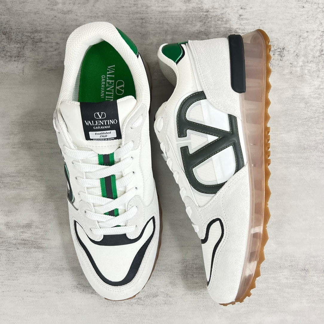 Valentino Garavani V-Logo "White-Grey-Green"