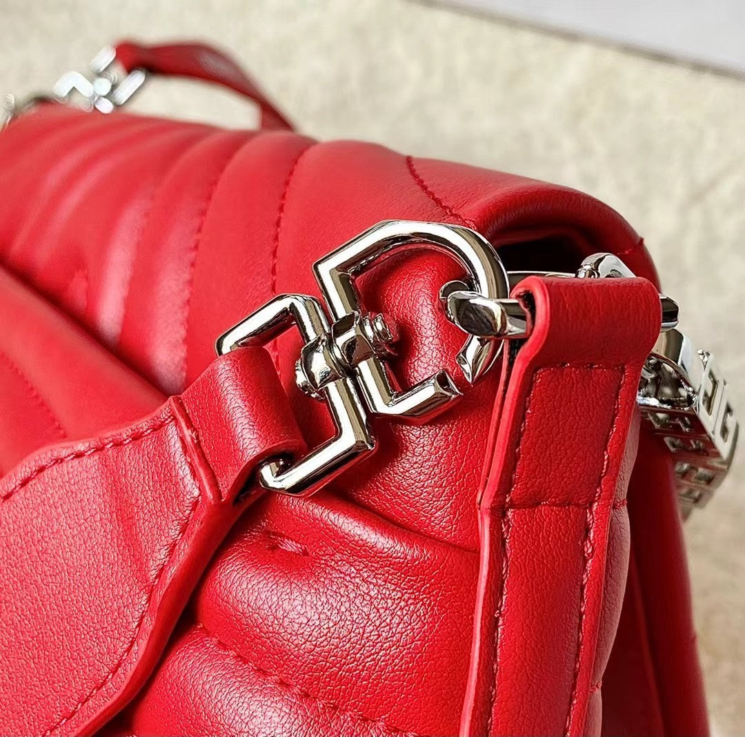 Givenchy Quilted Leather 4G Chain Shoulder Bag