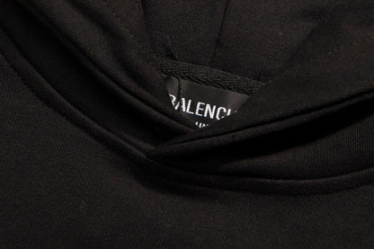 Balenciaga Hoodie "Black-White"