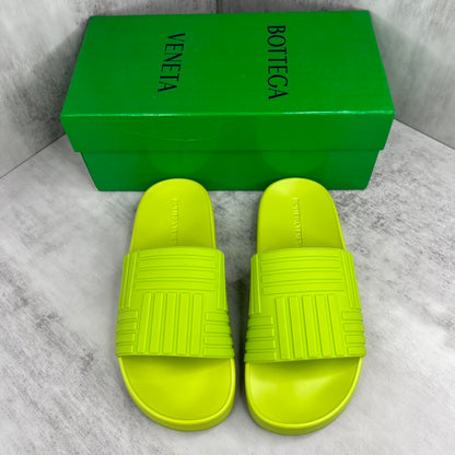 Bottega Veneta Slides "Lime"