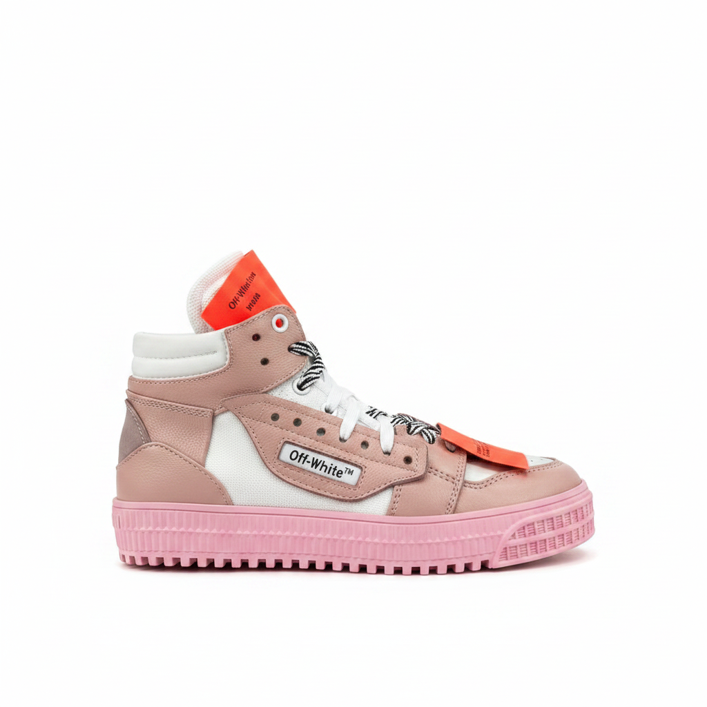 Off-White Off-Court High "White-Pink"
