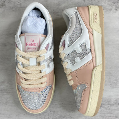 Fendi Match "White-Pink" Crystals