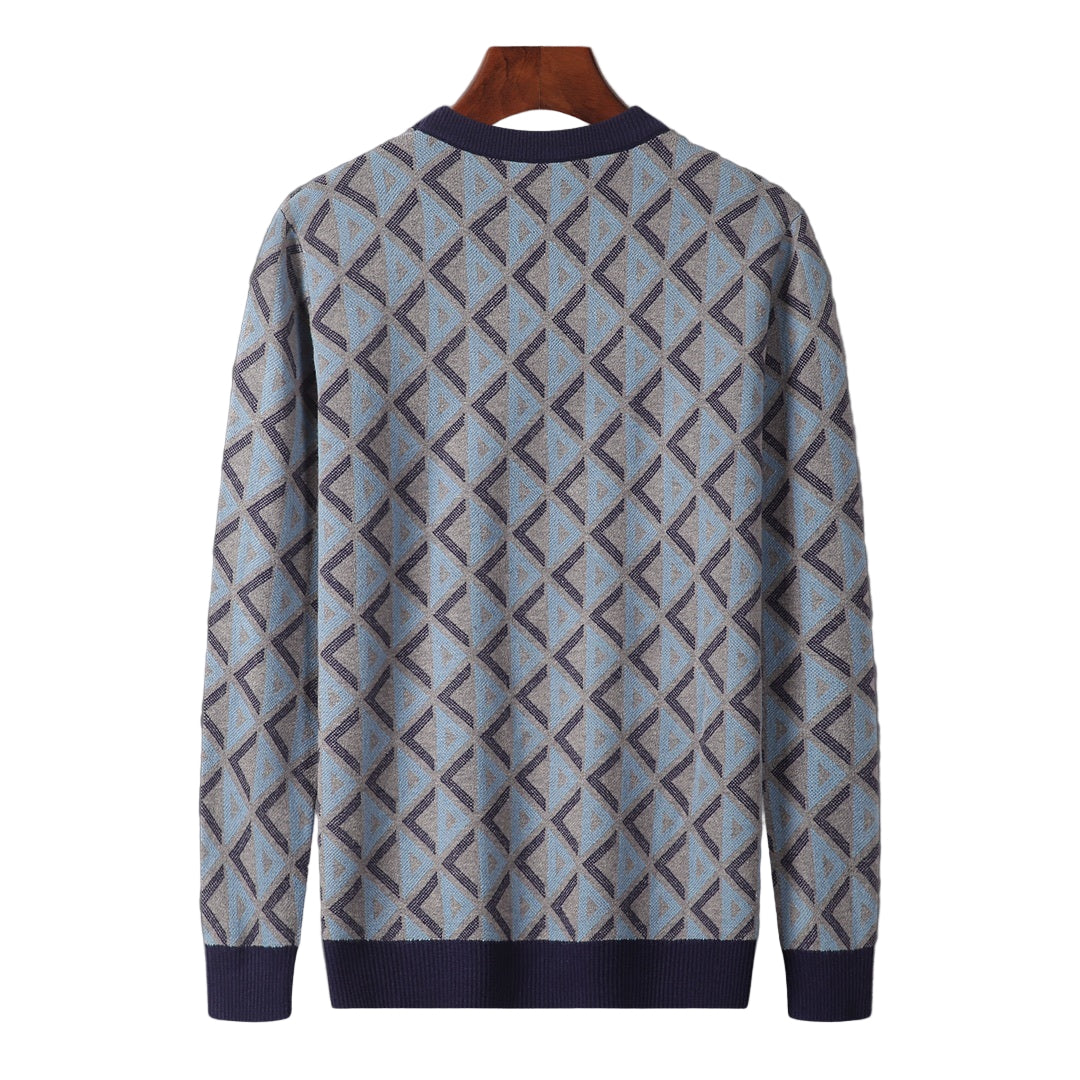 Dior CD Diamonds Sweater "Grey-Blue"