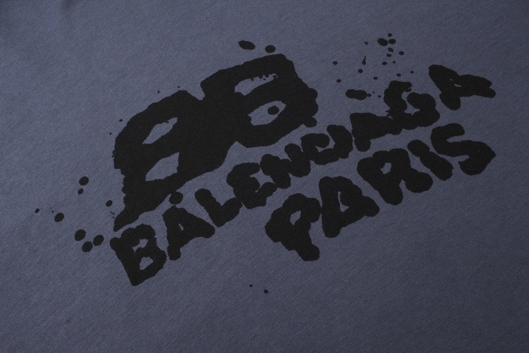 Balenciaga Hoodie "Blue-Black"