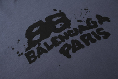 Balenciaga Hoodie "Blue-Black"