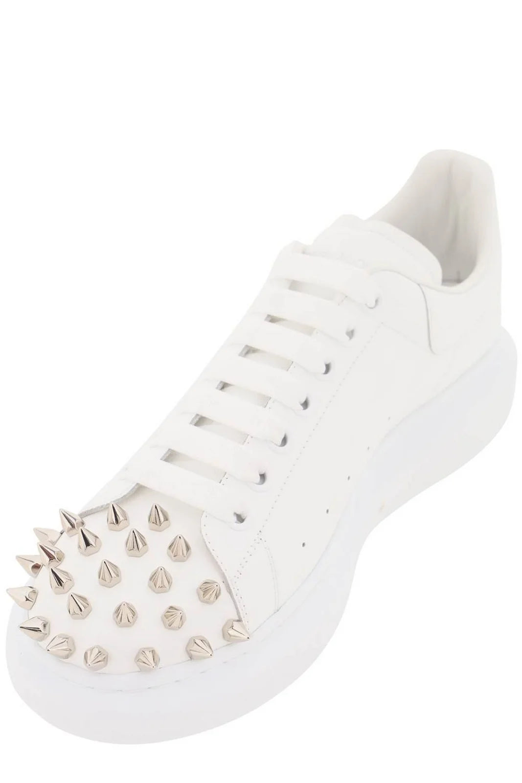 Alexander McQueen Oversized "White-Silver Studded"