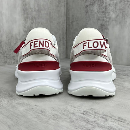Fendi Flow "White-Red Monogram"