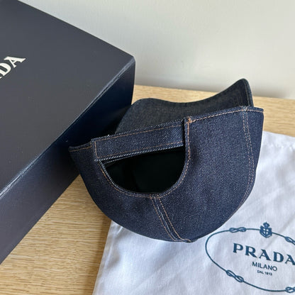 Prada Denim Baseball Cap