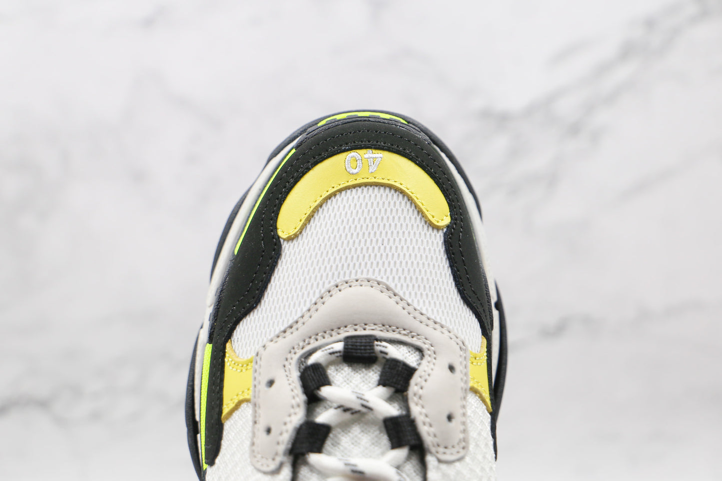 Balenciaga Triple S "White-Black-Yellow"