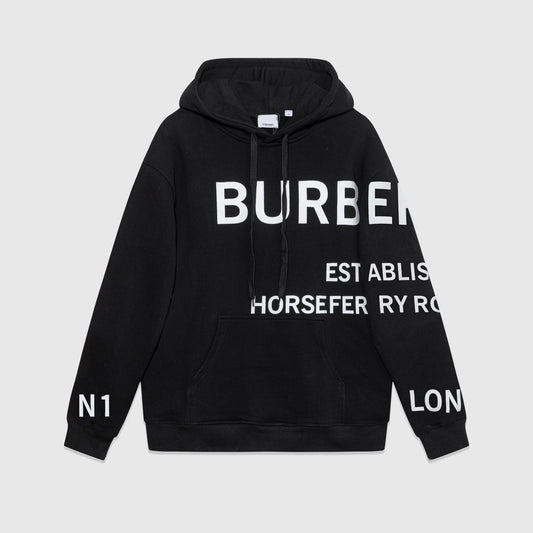 Burberry Horseferry Print Hoodie "Black"