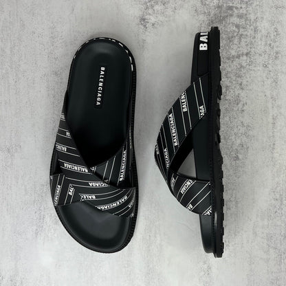 Balenciaga Slides "Black-White"