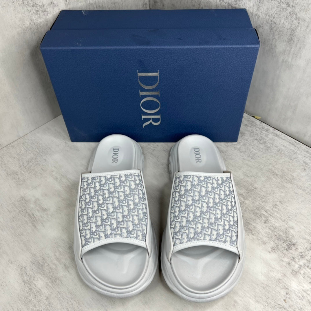 Dior Slides "Grey-White"