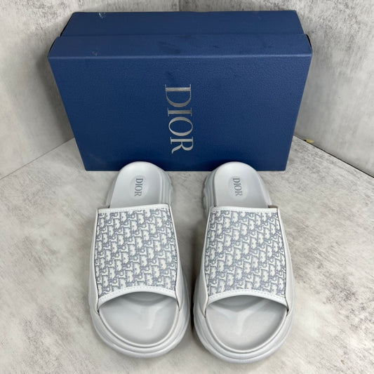 Dior Slides "Grey-White"
