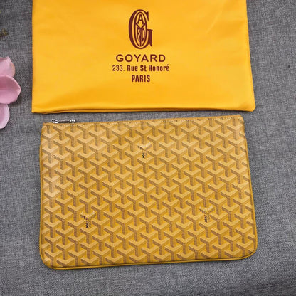 Goyard Sénat MM Pouch "Yellow"