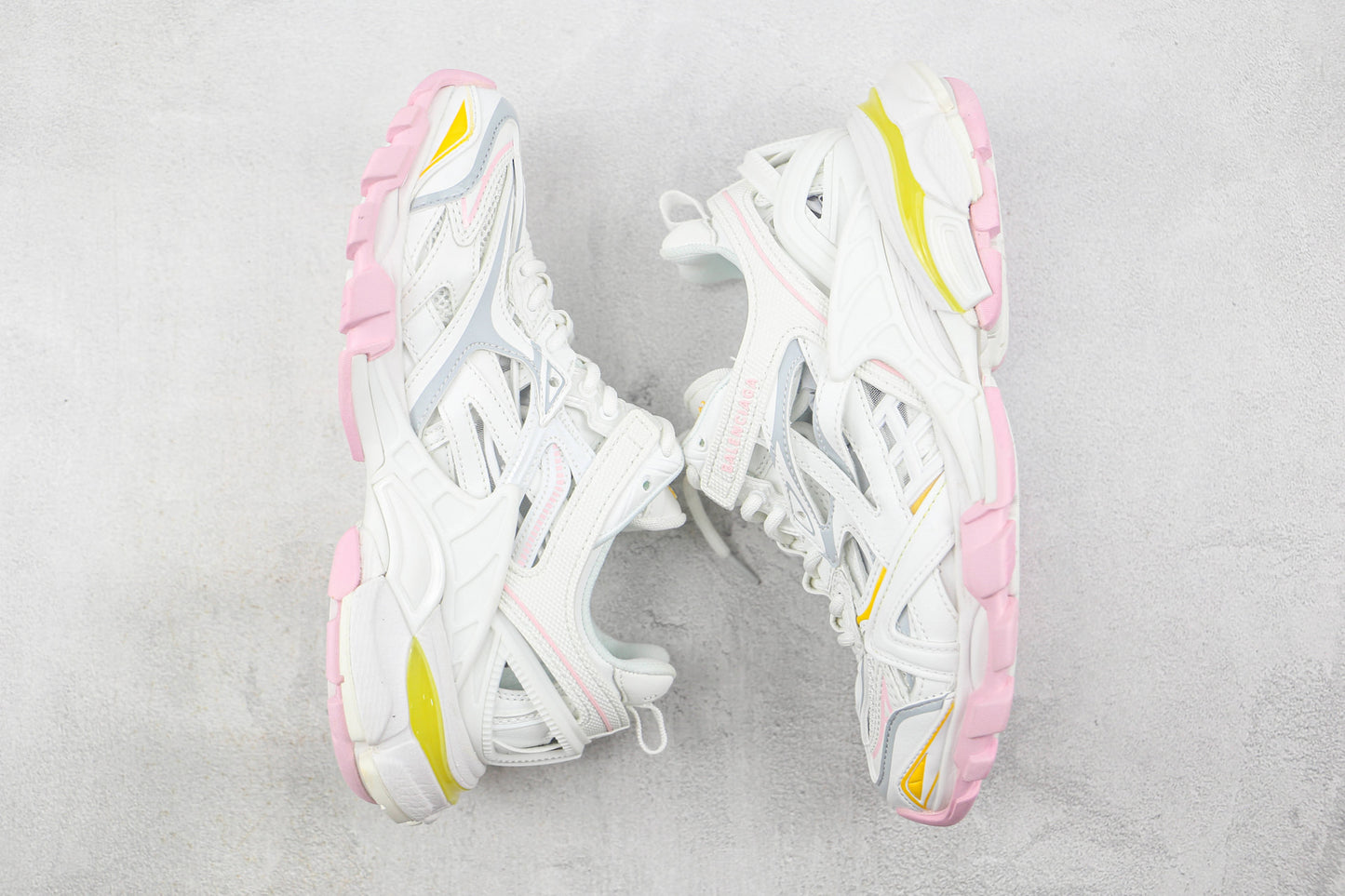 Balenciaga Track 2.0 "White-Yellow-Pink"