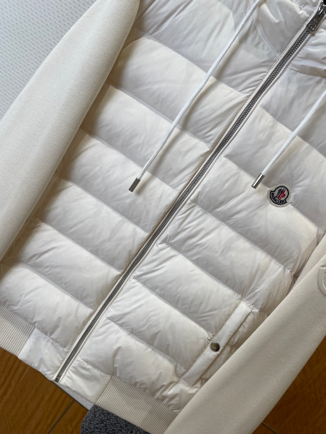 Moncler Hybrid Down Jacket "White"