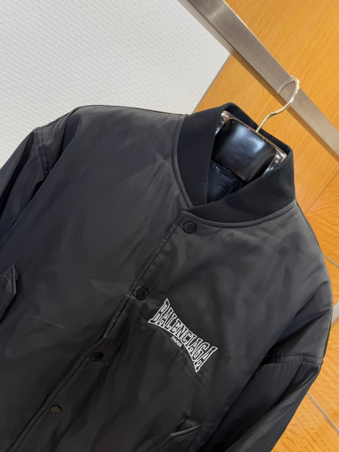 Balenciaga Varsity Bomber Jacket "Black"