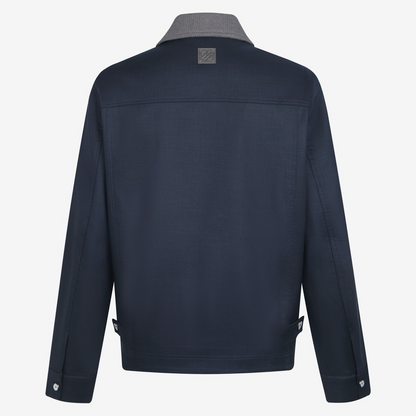 Louis Vuitton Light Linen Workwear Jacket "Navy Blue"