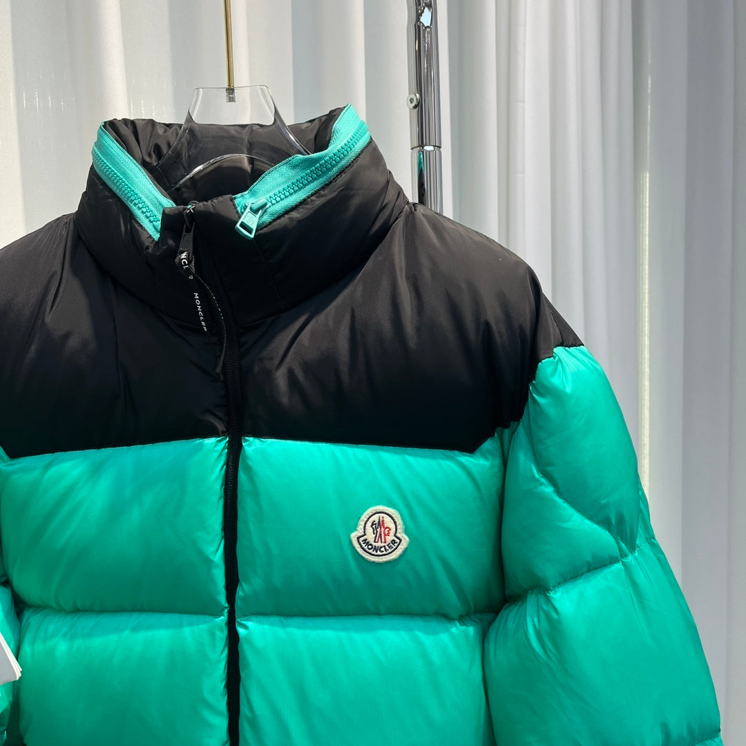 Moncler Peuplier Down Jacket "Green-Black"
