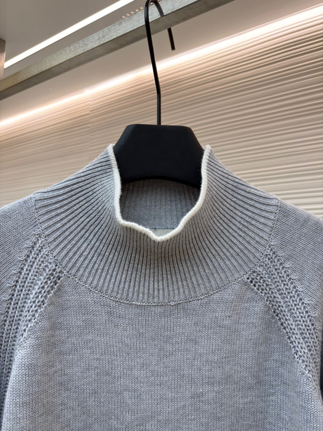 Moncler Alpaca & Wool Blend Turtleneck Sweater "Grey"
