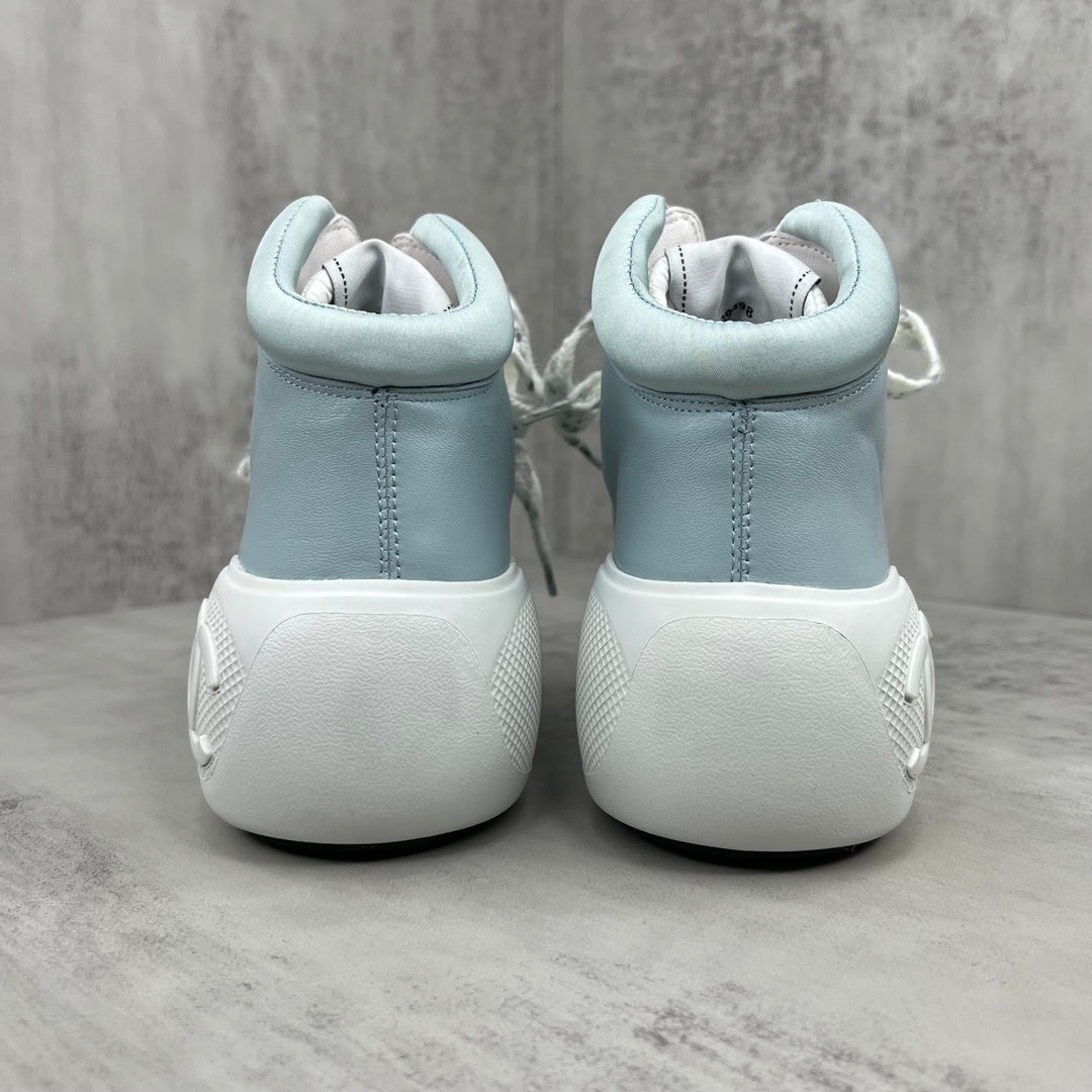 Chanel Leather Snow Boots "Blue"