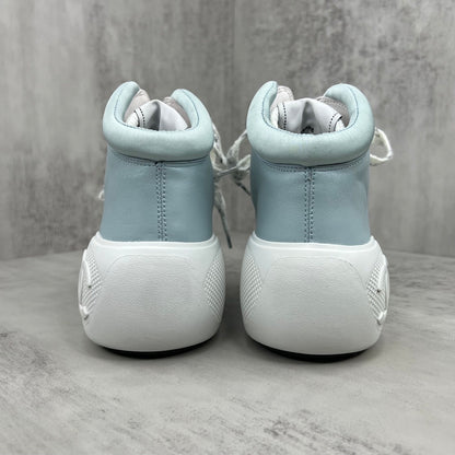 Chanel Leather Snow Boots "Blue"