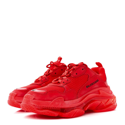 Balenciaga Triple S "Clear Sole - Red"