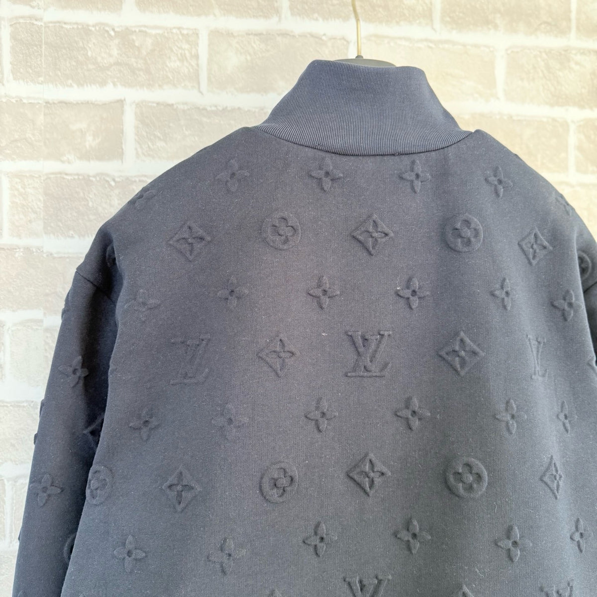 Louis Vuitton Monogram Embossed Track Top "Dark Navy"