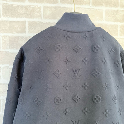 Louis Vuitton Monogram Embossed Track Top "Dark Navy"