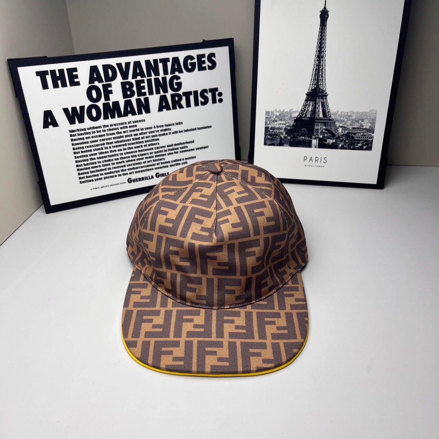 Fendi FF Cotton Baseball Cap
