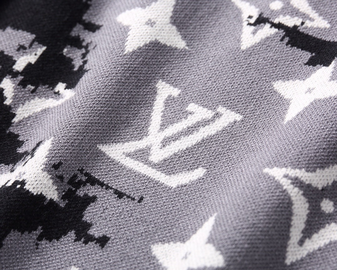 Louis Vuitton Sweater "Grey-White-Black"