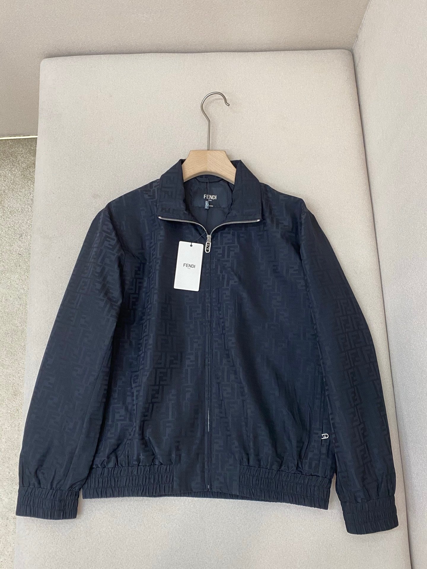 Fendi FF Monogram Bomber Jacket "Black"