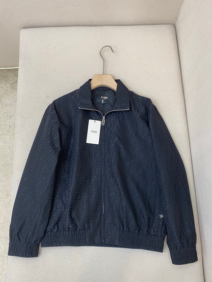 Fendi FF Monogram Bomber Jacket "Black"