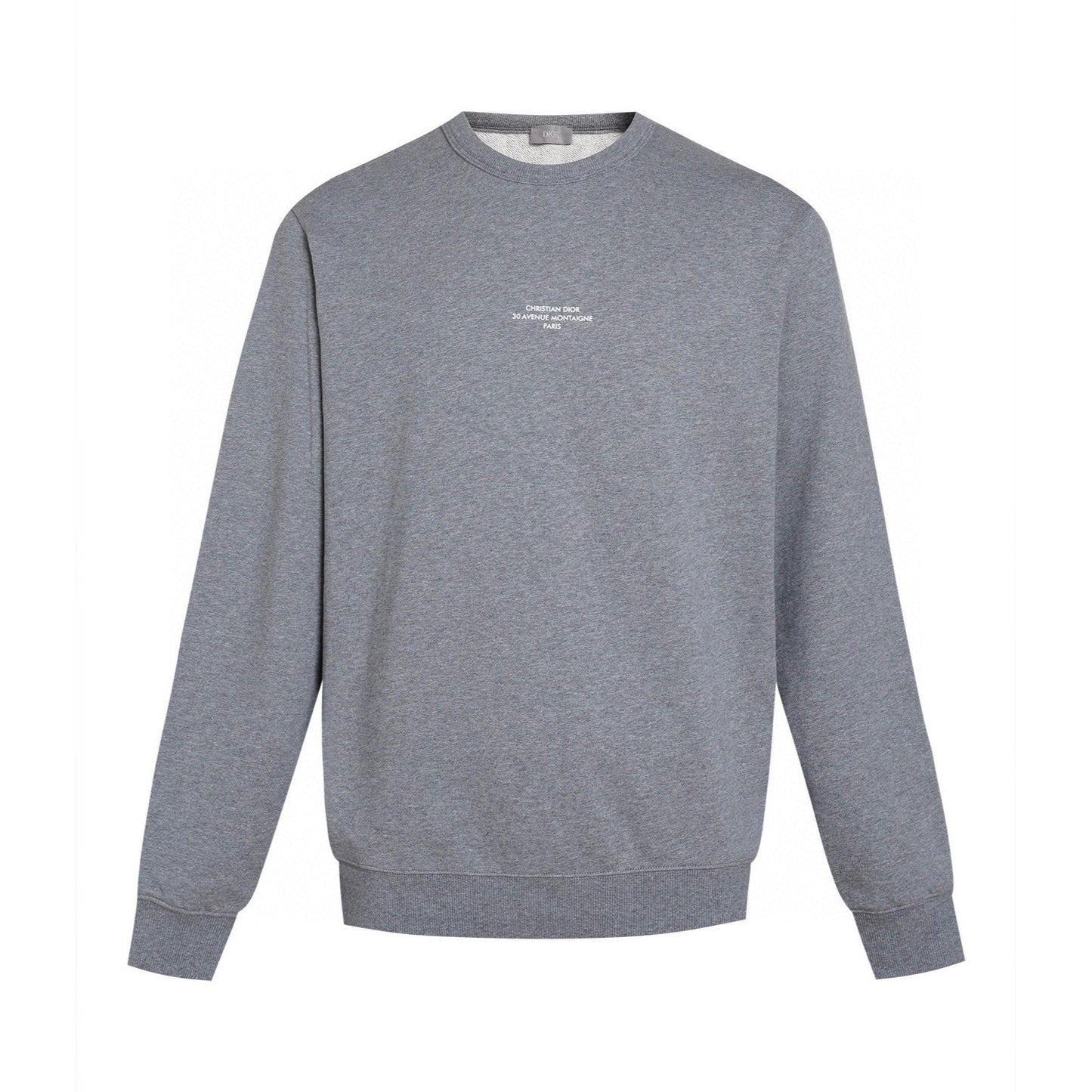 Dior Montaigne Sweatshirt "Gray Cotton Fleece"