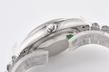 Rolex DateJust 36mm Jubilee Bracelet Black Diamond Dial