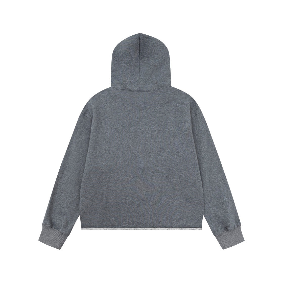Maison Margiela Logo Print Half Zip Hoodie "Grey"