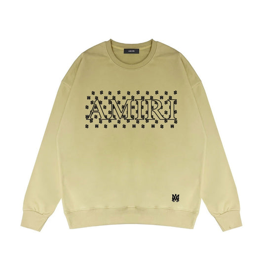 Amiri Sweatshirt "Beige-Black"