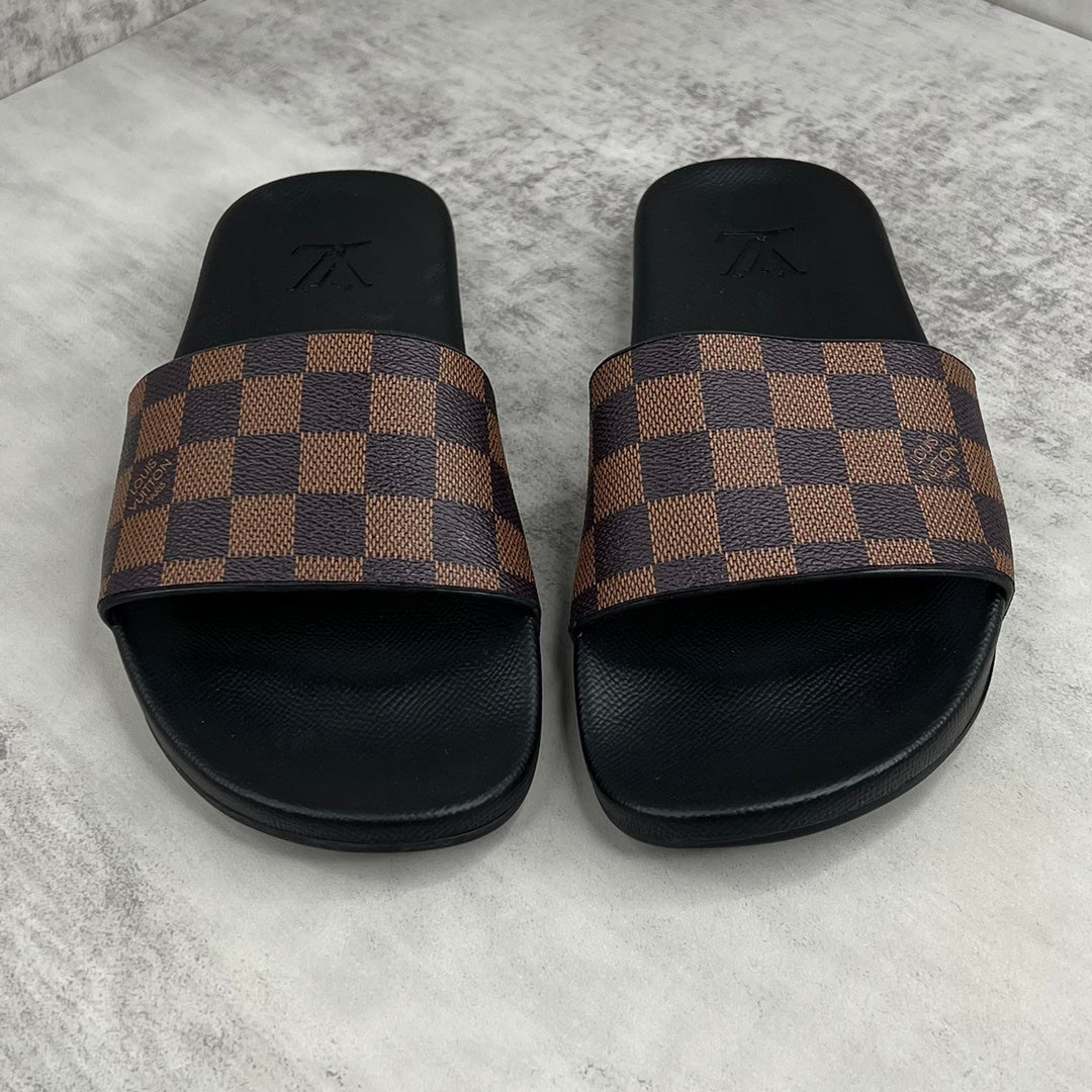 Louis Vuitton Slides "Black-Brown"